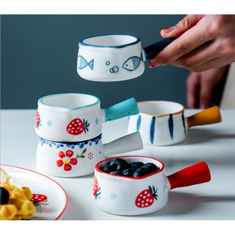 Chén ăn dặm / bát ăn dặm bằng sứ an toàn cho bé