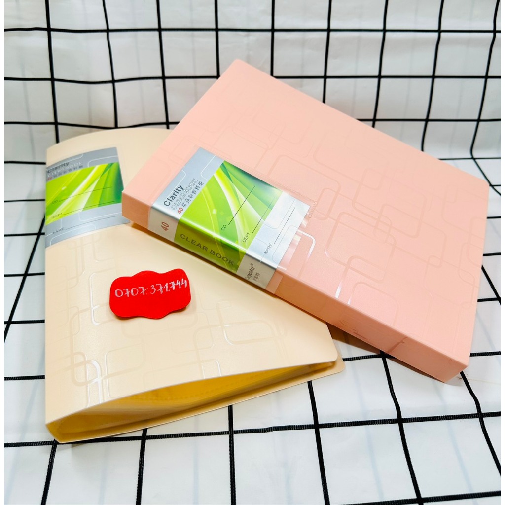 Bìa Đựng Hồ Sơ A5 Bằng Nhựa 20/30/40/60/80/100 Lá Đựng Hồ Sơ Tài Liệu