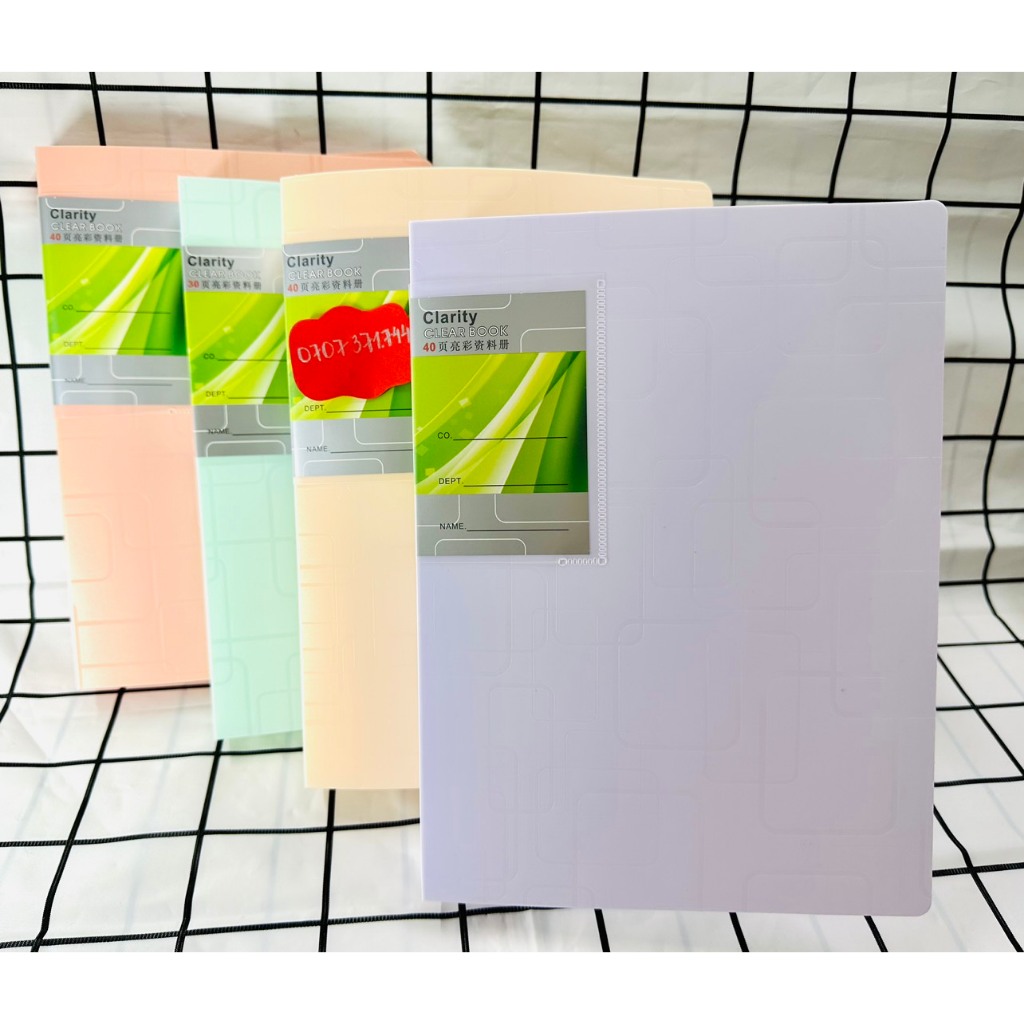 Bìa Đựng Hồ Sơ A5 Bằng Nhựa 20/30/40/60/80/100 Lá Đựng Hồ Sơ Tài Liệu
