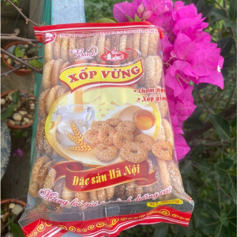Gói 200g Bánh Xốp Vừng Thơm Ngon Xốp Giòn