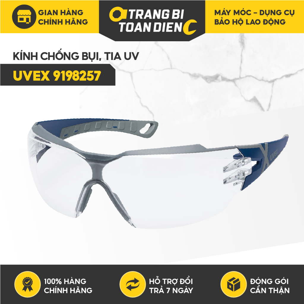 Mắt kính bảo hộ Uvex Pheos CX2 chống đọng sương, chống tia uv, chống bụi đi đường - Trang bị toàn diện