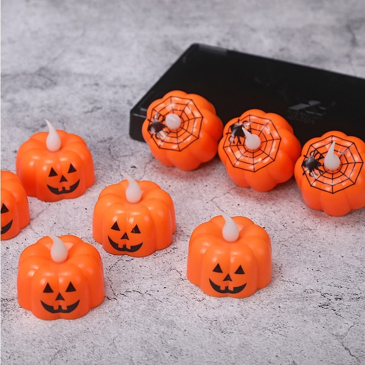 SET 2 NẾN BÍ NGÔ HALLOWEEN CAM