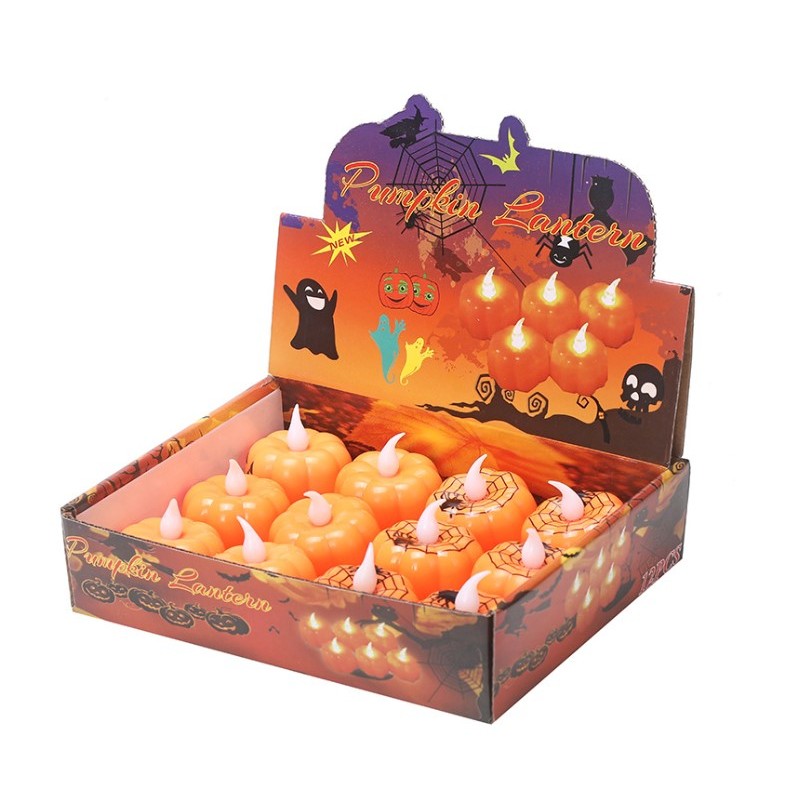 SET 2 NẾN BÍ NGÔ HALLOWEEN CAM