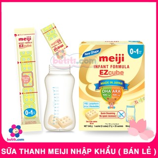 (1 Thanh) Sữa Meiji Thanh Số 0, Nhập Khẩu 27g
