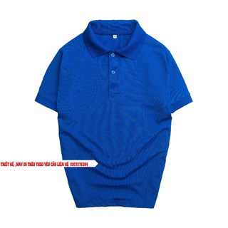 Áo thun polo xanh bích la' house uniform