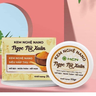 Kem nghệ Nano Ngọc Nữ Xuân 20gr mờ sẹo, giảm thâm, hết mụn