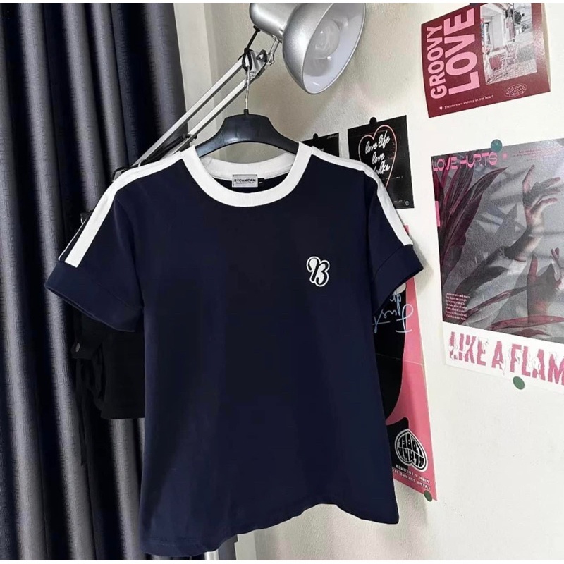 Áo thun Baby Tee Chữ B form fit tôn dáng, áo thun phong cách thể thao chất cotton khô - mã SA170 HMStyle