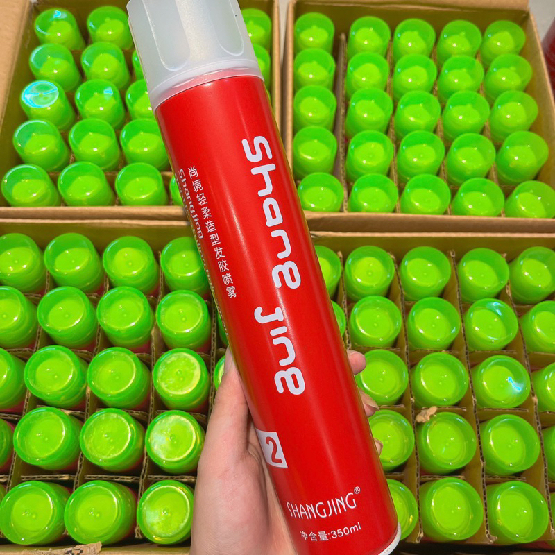 MẪU MỚI Keo xịt tóc Power Point ShangJing 350ml