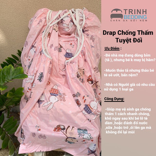 Ga Chống Thấm thun Lụa mát kháng khuẩn Cao Cấp Trinhbedding