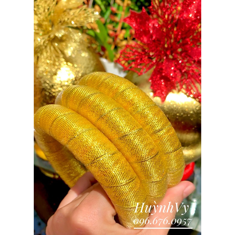 1cặp (2cái) đế chưng dừa, bưởi, dưa hấu kim tuyến vàng
