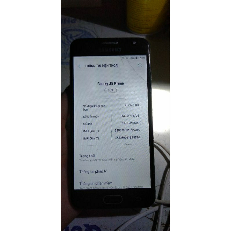 Samsung j5 prime ram 2 bộ nhớ 16GB.