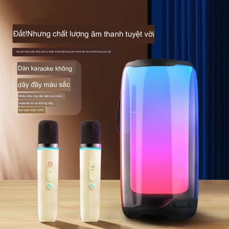 Loa bluetooth Mini Karaoke Kèm Mic s25 - Bass Cực Căng - Pin 8h - Chính Hãng Phukien 365