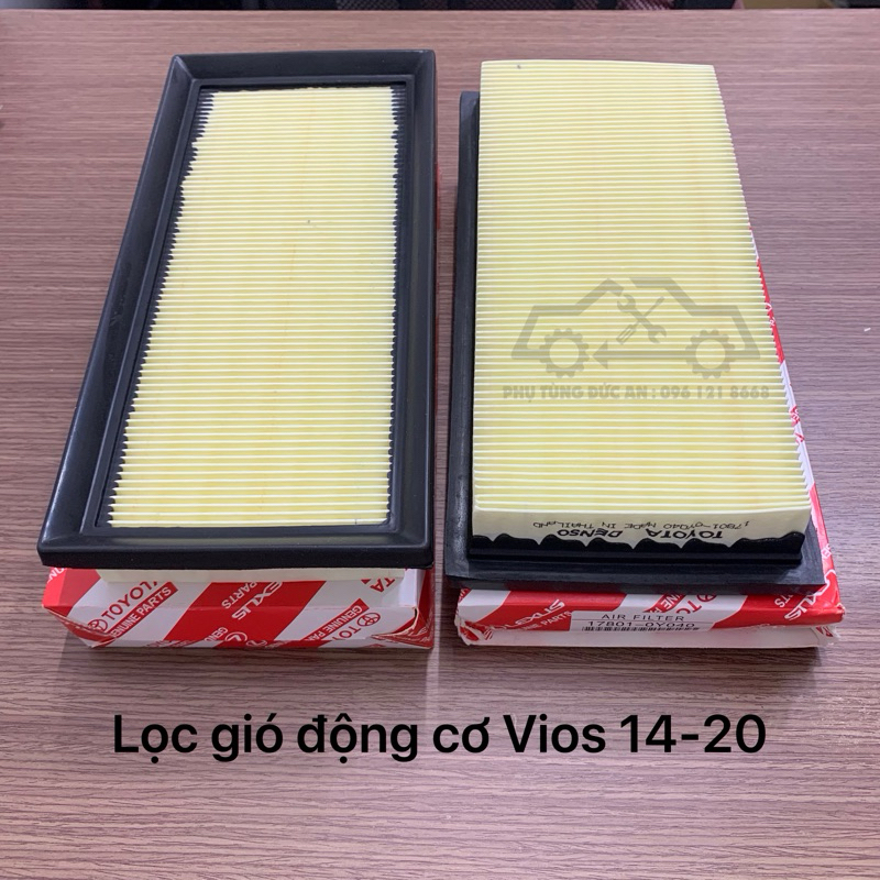 Lọc gió động cơ xe Vios 2014-2022, Rush (Mã: 178010Y040/178010Y050/178010Y060/17801BZ150/17801BZ120)