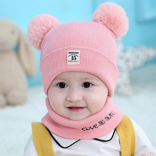 SÉT MŨ LEN KÈM KHĂN ỐNG CHO BÉ YÊU