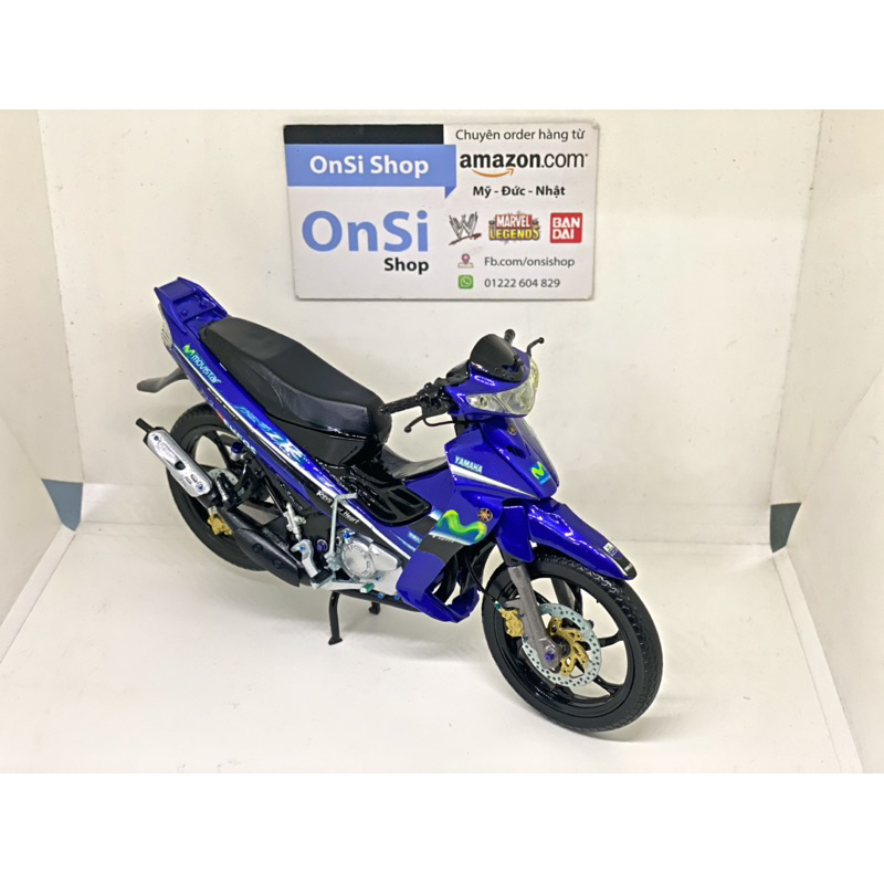 MÔ HÌNH XE MÁY YAZ Y125ZR PHIÊN BẢN CHI TIẾT TỈ LỆ 1/12