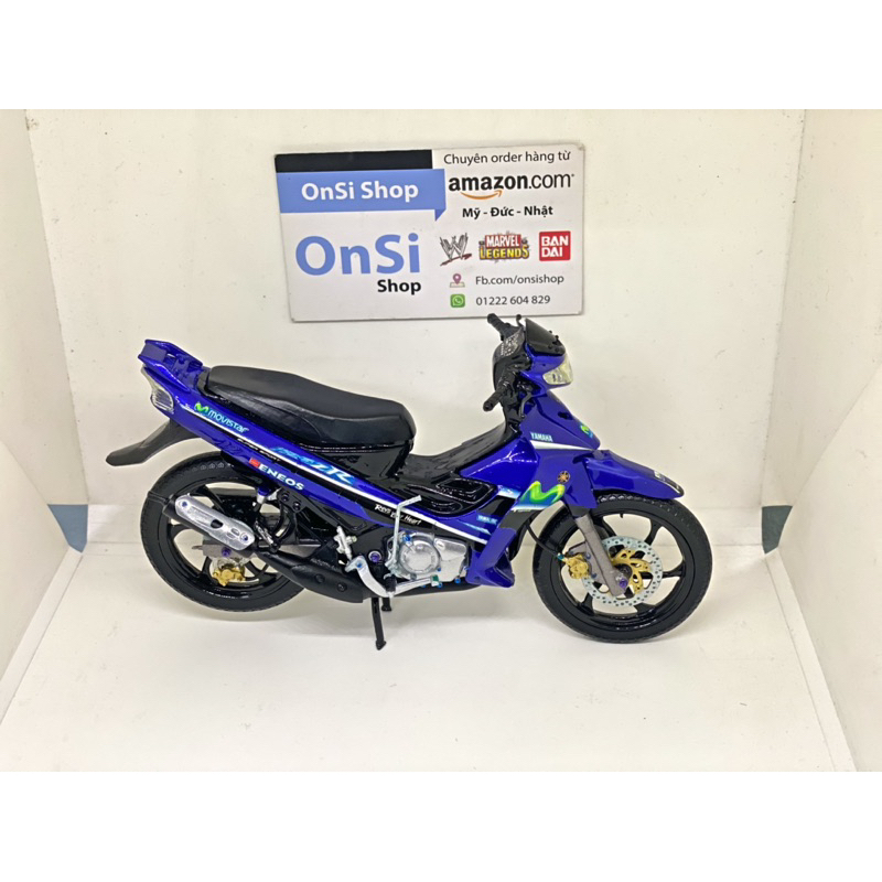 MÔ HÌNH XE MÁY YAZ Y125ZR PHIÊN BẢN CHI TIẾT TỈ LỆ 1/12