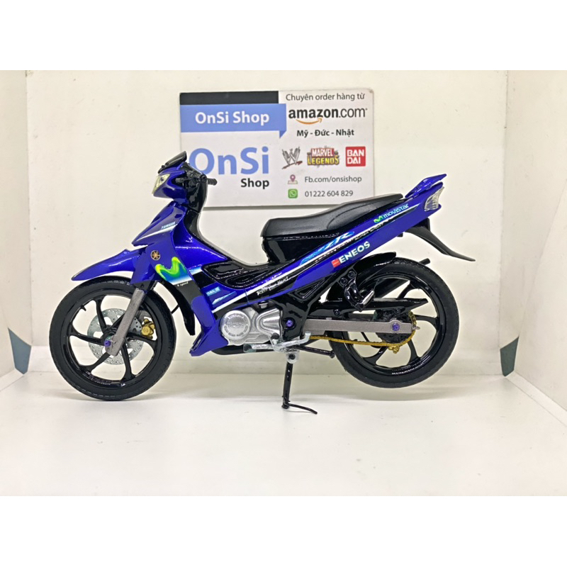 MÔ HÌNH XE MÁY YAZ Y125ZR PHIÊN BẢN CHI TIẾT TỈ LỆ 1/12