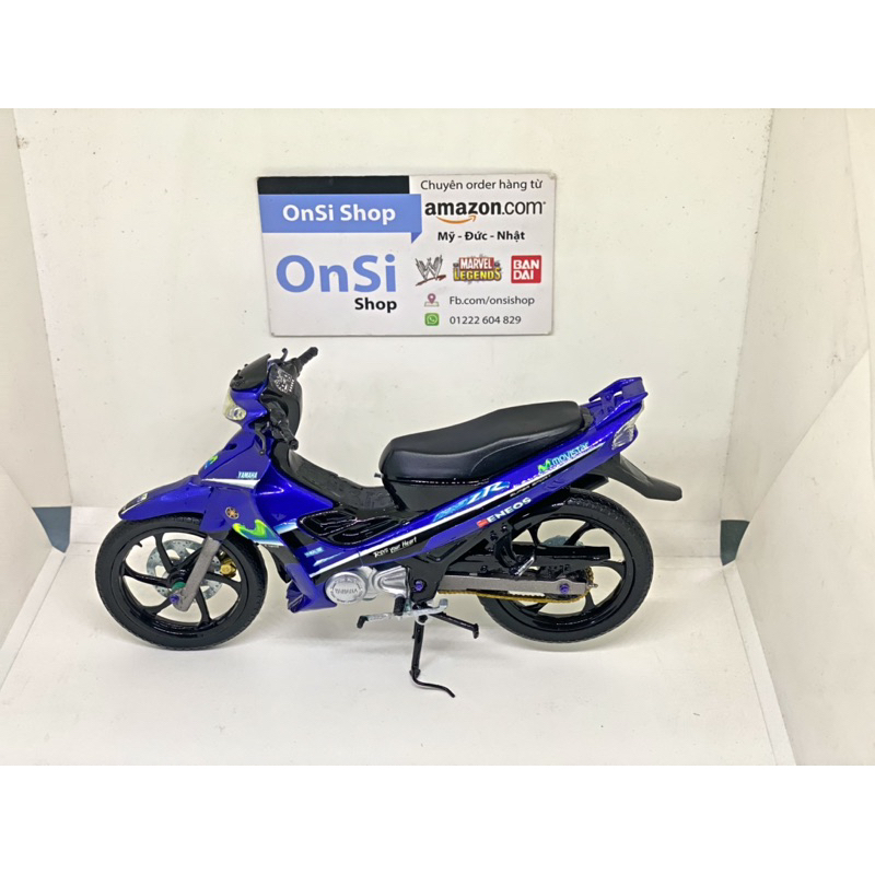 MÔ HÌNH XE MÁY YAZ Y125ZR PHIÊN BẢN CHI TIẾT TỈ LỆ 1/12