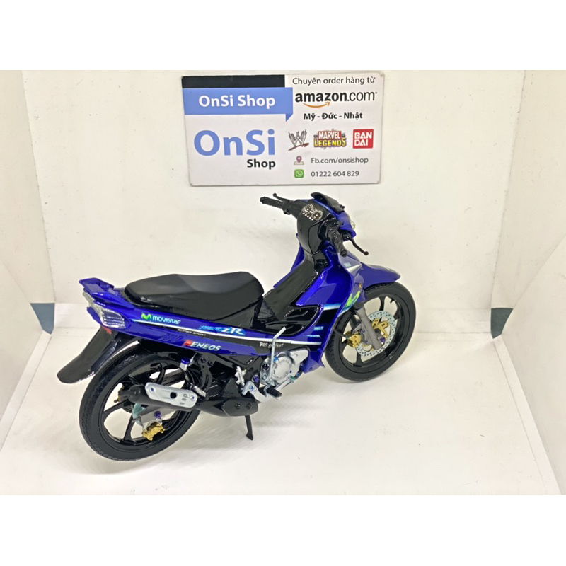 MÔ HÌNH XE MÁY YAZ Y125ZR PHIÊN BẢN CHI TIẾT TỈ LỆ 1/12