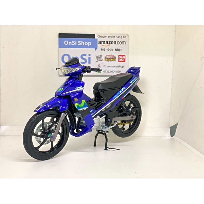 MÔ HÌNH XE MÁY YAZ Y125ZR PHIÊN BẢN CHI TIẾT TỈ LỆ 1/12