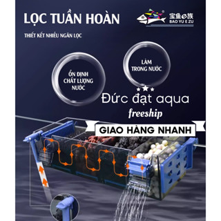 lọc tràn trên kẹp thành bể cá kèm máy bơm baoyu G-30/G-50/G-60 hàng cao cấp giá tốt