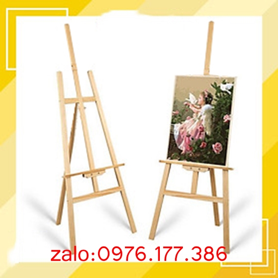 Giá vẽ tranh Gỗ Thông Tự Nhiên , Các Loại Cỡ , ( Kích Thước 44 X 110 )