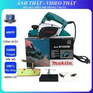 Máy bào gỗ Makita N1900B Công suất 620W Hàng Cao Cấp chiều rộng đường bào 82mm đầy đủ phụ kiện đi kèm bảo hành 24 tháng