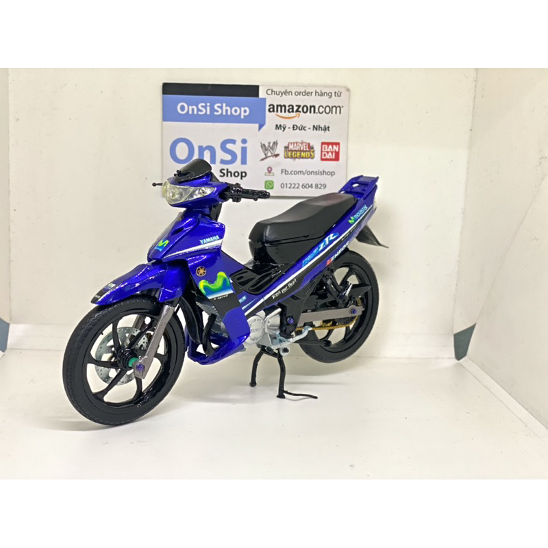 MÔ HÌNH XE MÁY YAZ Y125ZR PHIÊN BẢN CHI TIẾT TỈ LỆ 1/12