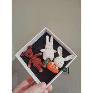 Móc khoá len hình thú [handmade]