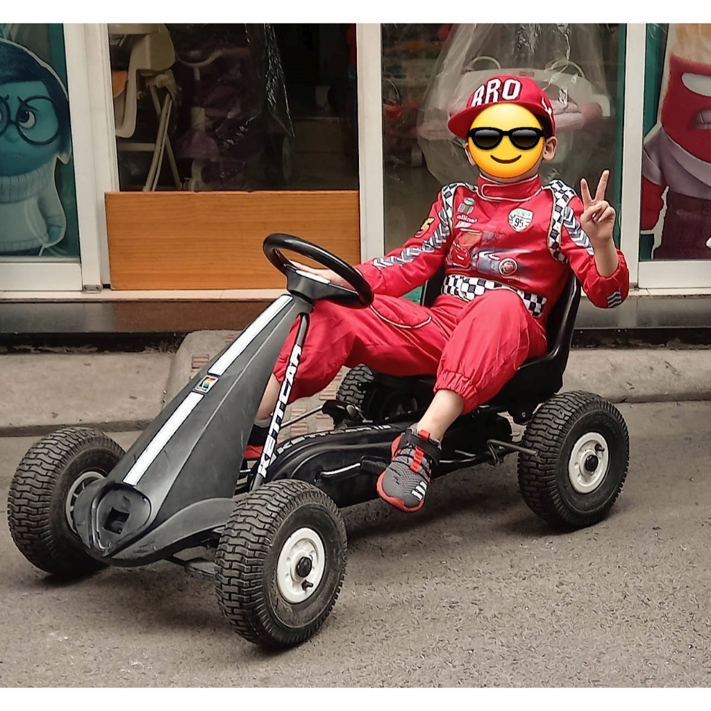 90% Đồ chơi hóa trang tay đua xe thể thức Bộ trang phục Lightning McQueen CHÍNH HÃNG Disney Store