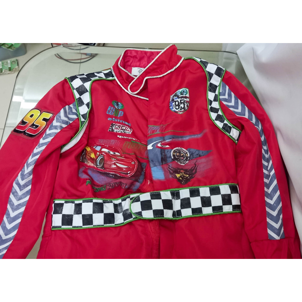 90% Đồ chơi hóa trang tay đua xe thể thức Bộ trang phục Lightning McQueen CHÍNH HÃNG Disney Store