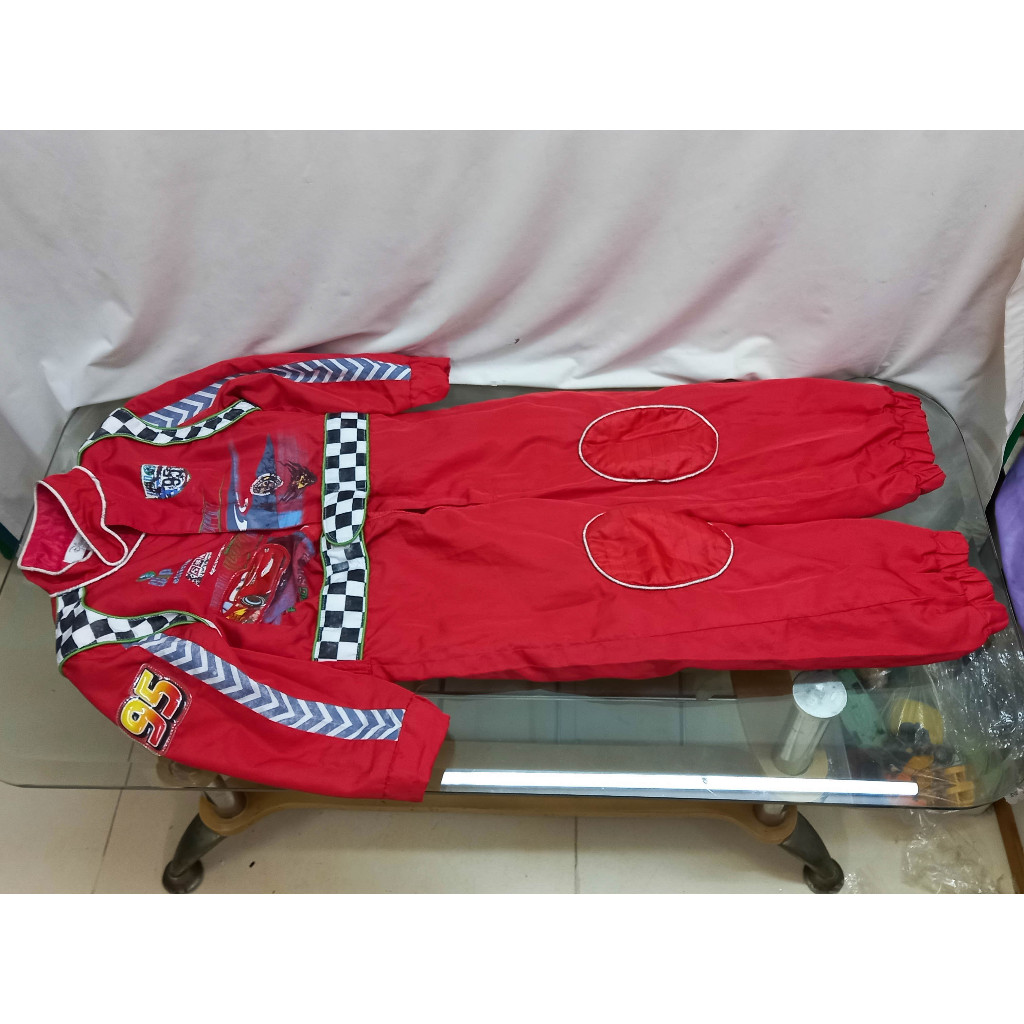 90% Đồ chơi hóa trang tay đua xe thể thức Bộ trang phục Lightning McQueen CHÍNH HÃNG Disney Store