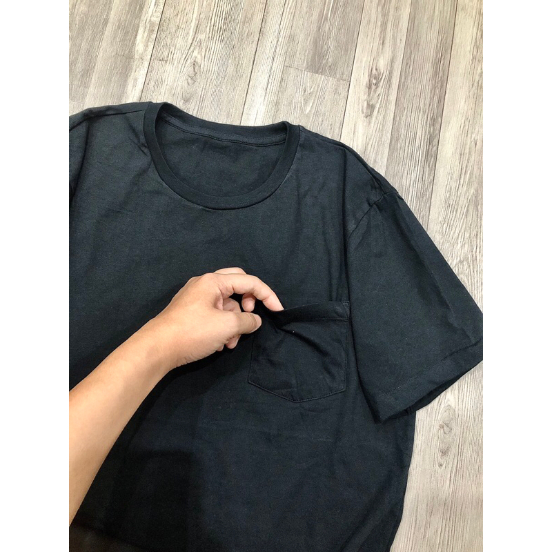 Áo thun nam xuất dư, áo cộc tay nam cổ tròn chất vải cotton dày dặn