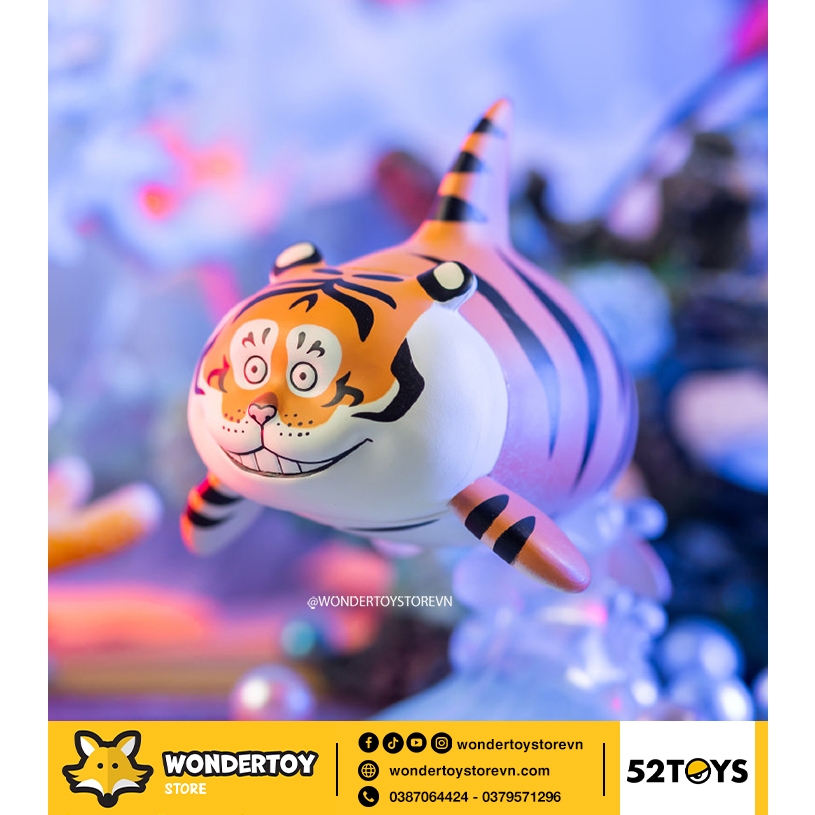 Mô hình 52Toys Panghu Tiger Can Be Anything Animals Series Hổ Béo Mập Blind Box  - Chính Hãng
