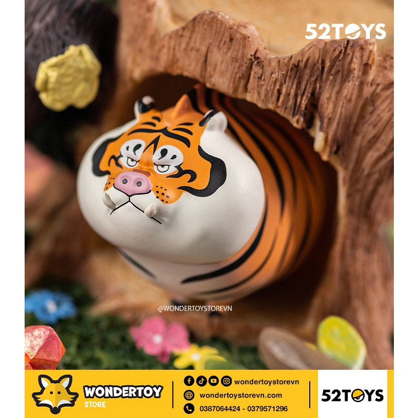 Mô hình 52Toys Panghu Tiger Can Be Anything Animals Series Hổ Béo Mập Blind Box  - Chính Hãng