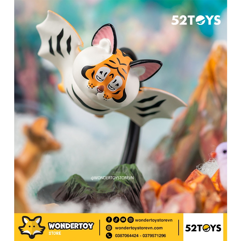 Mô hình 52Toys Panghu Tiger Can Be Anything Animals Series Hổ Béo Mập Blind Box  - Chính Hãng