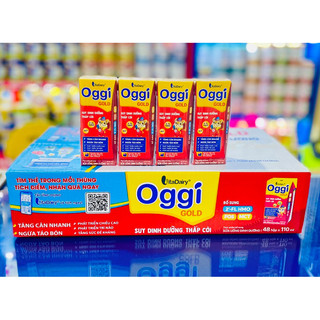 Thùng sữa bột pha sẵn Oggi Gold Đỏ 180ml (48 Hộp)