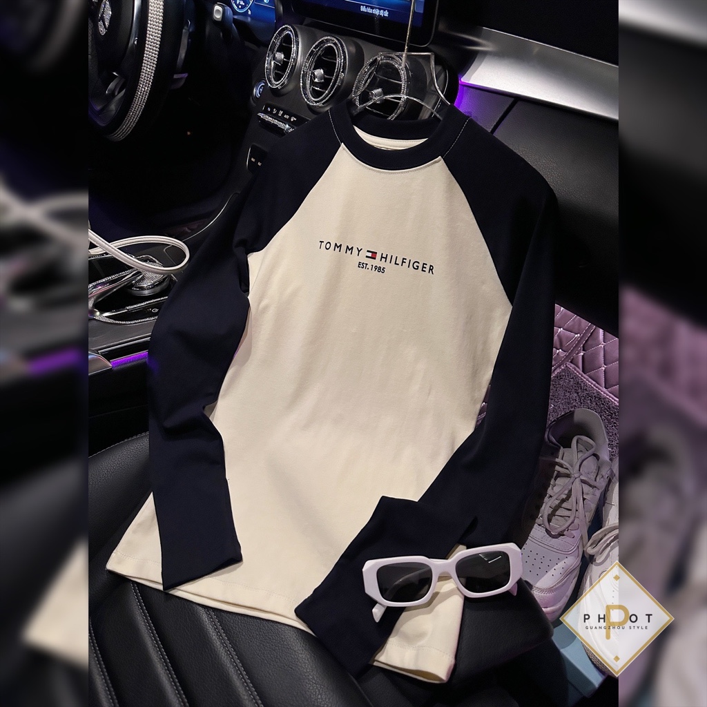 Áo thun Tommy dài tay dáng ôm hot hit