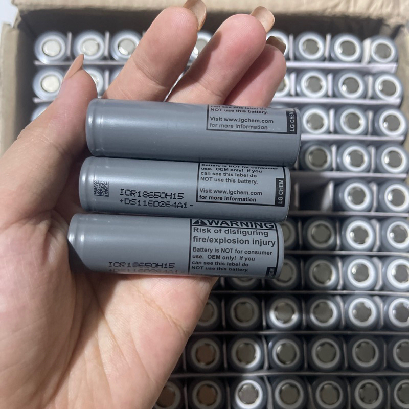 Pin Lg H15 18650 mới 100% chính hãng, dung lượng 1500 xả 6c