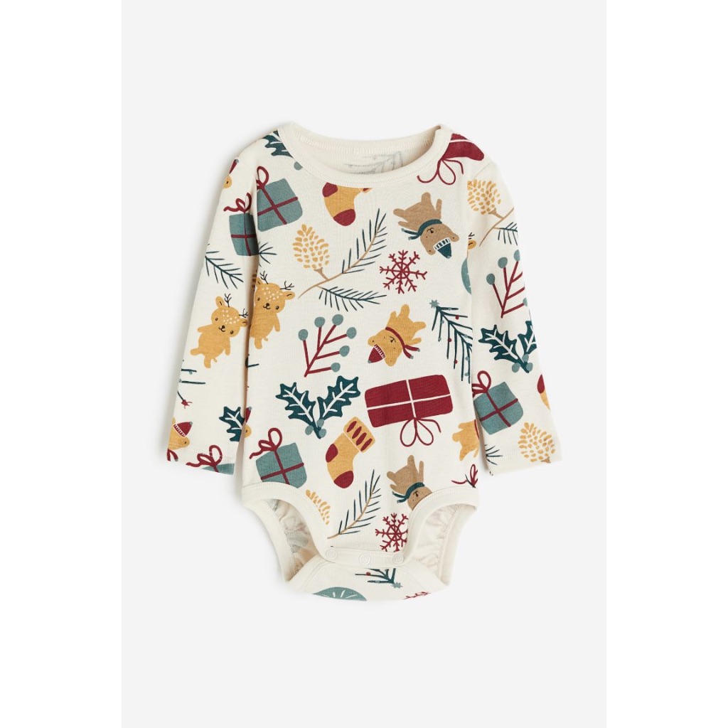 Bodysuits dài tay, 100% cotton mềm mại, hàng  UK US JP săn SALE