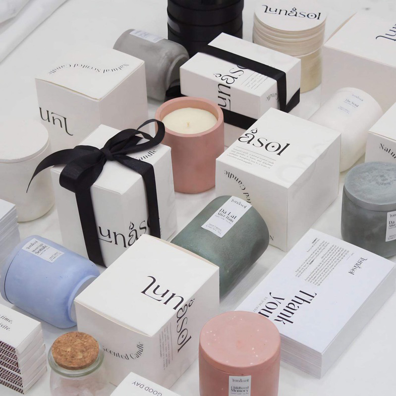 CHILDHOOD MEMORY - NẾN THƠM LUNASOL - Tặng kèm thông điệp Vũ Trụ ngẫu nhiên