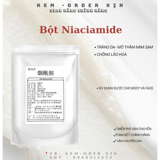 Bột Nicotinamade / Niacinamide Giảm Thâm, Làm Đều Màu Da Giúp Da Trắng Sáng