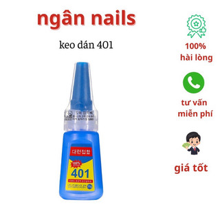 Keo 401 dán móng nail - Keo dán đa năng Hàn Quốc loại tốt chuyên dụng