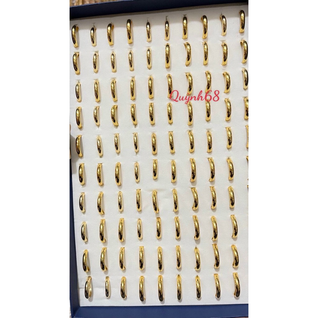 Nhẫn trơn 1 chỉ ki hiệu 9999 bền màu phù hợp nam và nữ quỳnh68