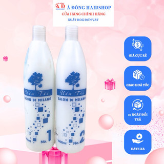 BỘ THUỐC UỐN TÓC MILANO HP KHOẺ SIÊU QUĂN SÓNG MỀM TÓC 1000ML