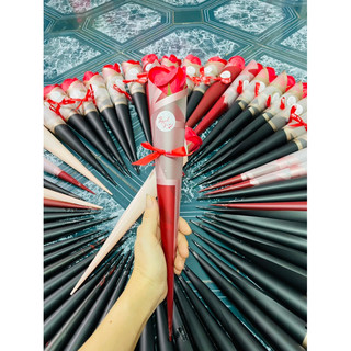 hoa Hồng sáp 1 bông ốc quế sỉ