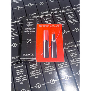 Son Giorgio Armani Lip Power Longwear Vivid 400 Four Hundred