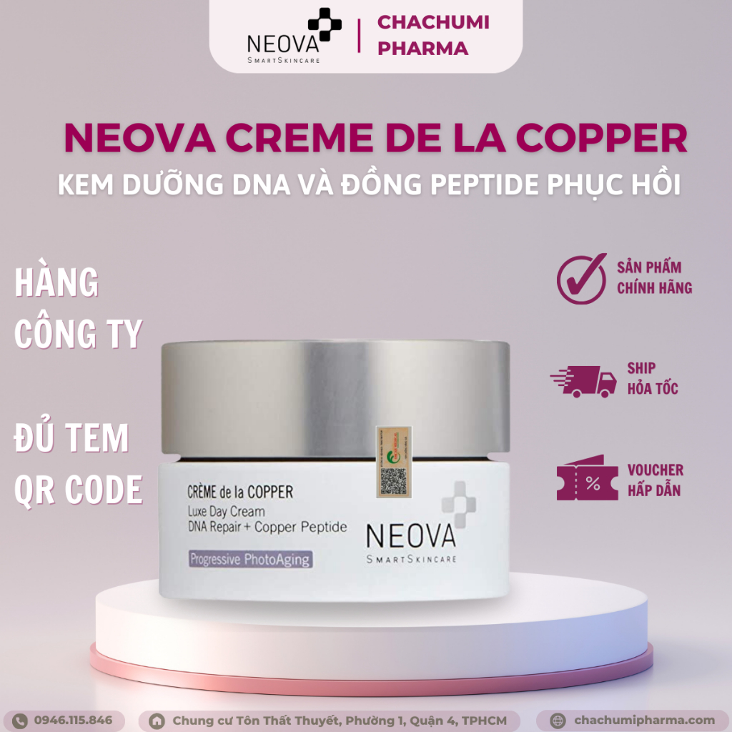 Kem dưỡng phục hồi Neova Creme De La Copper 50ml