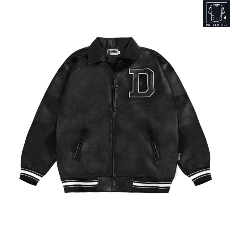 Áo khoác bóng chày da Varsity Jacket local brand DAVIES AK3- UniClothes6