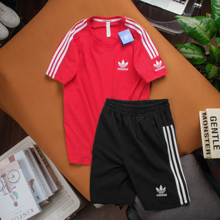 Bộ Quần Áo Thể Thao Nam Nữ Cotton Co Giãn Logo thêu tay Meowist Red,Siêu Thấm Hút , Nhiều Màu Sắc